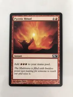 Pyretic Ritual MTG Magic the Gathering Card NM Near Mint Core Set M11 - Image 1