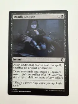 Deadly Dispute MTG Magic the Gathering Card NM Near Mint CLU - Image 1