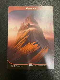 Mountain (NON-FOIL FULL ART) - Unstable NEAR MINT Magic the Gathering - Image 1