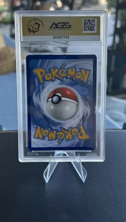 2024 Pokemon SV Promo Maschiff Holo Black Star AGS Gem Mint 10 - Image 2