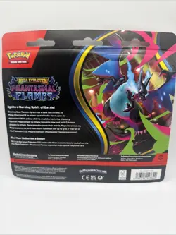 Pokemon TCG: Phantasmal Flames Weavile 3-Pack Blister Box Set - Image 2