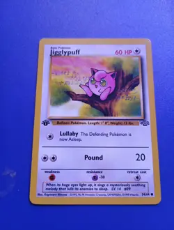 Pokemon TCG Jigglypuff Jungle 54/64 Regular 1st Edition Common - Image 2