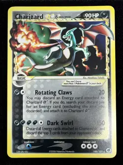 Pokemon EX Dragon Frontiers Delta Species Charizard Gold Star 100/101 Ultra Rare - Image 2