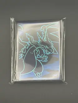 Charizard Card 65 Sleeves (New & Sealed) - Pokemon - Phantasmal Flames ETB - Image 2
