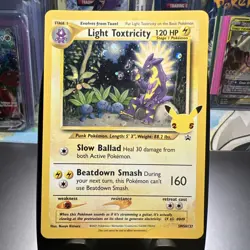 Pokemon TCG Light Toxtricity SWSH137 Celebrations Black Star Promo LP - Image 1