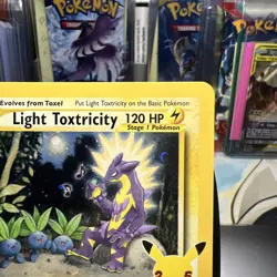 Pokemon TCG Light Toxtricity SWSH137 Celebrations Black Star Promo LP - Image 3