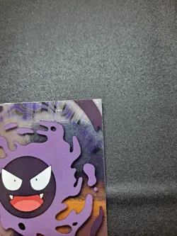 1999 Topps Pokemon TV Animation Gastly #92 Foil Holo Card LP - Image 3