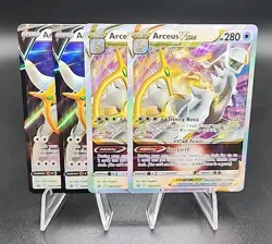 Pokemon 2x Arceus V SWSH306 & 2x VSTAR SWSH307 Trainers Toolkit 2023 NM - Image 1