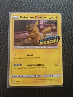 Pokemon TCG - Detective Pikachu SM170 - Black Star Promo - Mint - Image 1