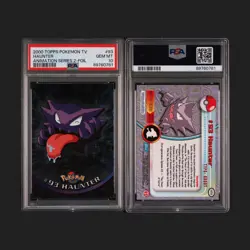 Topps Pokemon Gastly #92 and Haunter #93 Blue Labels, Holo, PSA 10 sequential - Image 4