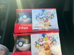 Sam's Club Pokemon Prismatic Evolutions ETB + Pokeball Bundle Sealed LOT OF 2 - Image 1