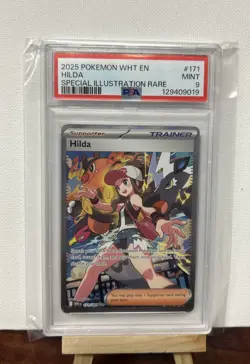 Pokemon TCG Trainer Hilda Special Illustration Rare. PSA 9. 171/086. - Image 1