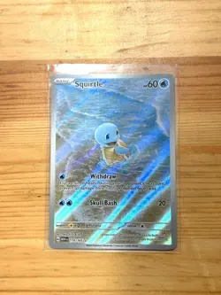 Squirtle #170/165 Pokemon Scarlet & Violet 151 Holo IR English NM - Image 1