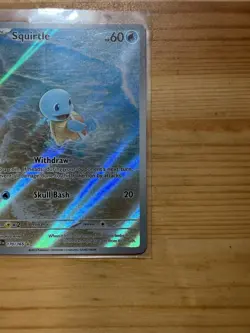 Squirtle #170/165 Pokemon Scarlet & Violet 151 Holo IR English NM - Image 2