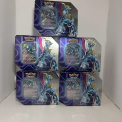 Pokemon Paradox Destines Tin Iron Crown Lot Of 5 (2025) - Image 1