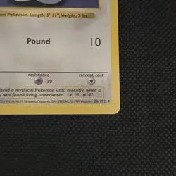Dratini 1st Edition Base Set Near Mint #26 Vintage 1999 Pokemon TCG - Image 5