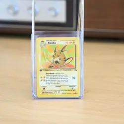 1st Edition Fossil Raichu 29/62 Rare Pokemon Non Holo Rare Card - Image 1