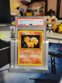 PSA 9 Pokemon TCG Vulpix Base Set 68/102 Regular Unlimited Common - Image 1