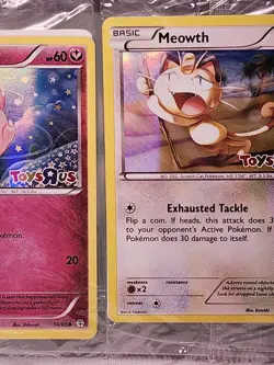 2016 Pokemon Toys R Us Meowth Clefairy Promo Sealed Set Of 2 - Image 2
