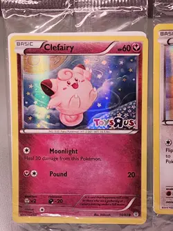 2016 Pokemon Toys R Us Meowth Clefairy Promo Sealed Set Of 2 - Image 5