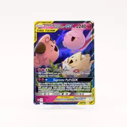 Togepi & Cleffa & Igglybuff GX - 143/236 Cosmic Eclipse Ultra Rare Pokemon - NM - Image 1
