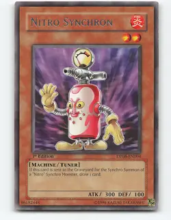 Nitro Synchron #DP08-EN004 Rare 1st edition Yugioh Card - Image 1
