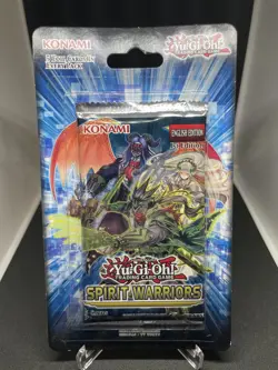 NEW FACTORY SEALED YU-GI-OH SPIRIT WARRIORS 1ST EDITION BOOSTER PACK BLISTER - Image 1
