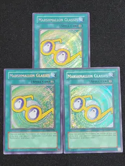 3 X YuGiOh TCG Marshmallon Glasses (PP01-EN004) unlimited LP - Image 1