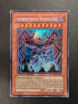 Earthbound Immortal Wiraqocha Rasca CT06-EN004 Secret Rare Limited Edition MP/LP - Image 1