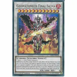 Geomathmech Final Sigma GFP2-EN134 1st Edition Ultra Rare :YuGiOh Trading Card - Image 1