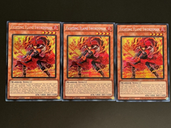 YUGIOH FLAME SWORDSMAN DECK- FIGHTING- FIRE- FUSION ARMAMENT-SALAMANDRA- BLUE NM - Image 2
