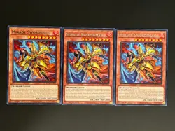YUGIOH FLAME SWORDSMAN DECK- FIGHTING- FIRE- FUSION ARMAMENT-SALAMANDRA- BLUE NM - Image 3