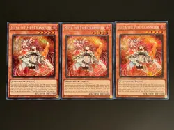 YUGIOH FLAME SWORDSMAN DECK- FIGHTING- FIRE- FUSION ARMAMENT-SALAMANDRA- BLUE NM - Image 5