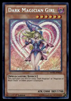 Yu-Gi-Oh! 1st Edition Dark Magician Girl #MVP1-ENS56 Light Play - Image 1