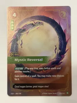 FOIL Riftbound Mystic Reversal card OGN 080/298 League of legends - Image 1