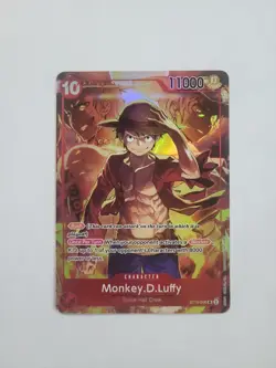 Luffy ST10-006 Treasure Booster Promo Card - One Piece TCG - Image 1