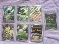 Lot Of 7 Rare Full Art Pokemon Cards. - Image 1