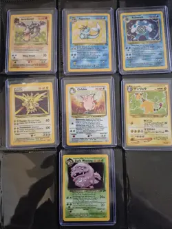 Vintage Pokemon TCG WOTC 7 Card Bundle Collection - Image 1