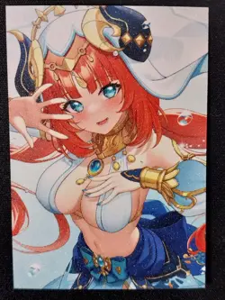 Nilou Goddess Story Doujin Frosted Waifu Trading Card Genshin Impact - Image 1