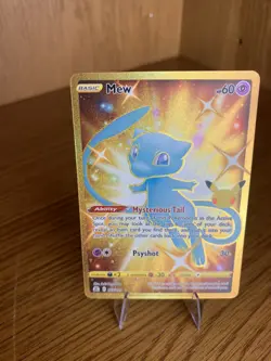 Pokemon Gold Mew TCG Celebrations Card 025/025 Full Art (Mint-Near Mint) - Image 5