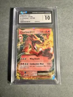 Pokemon XY Evolutions CHARIZARD EX 12/108 Ultra Rare Holo Card CGC 10 GEM MINT - Image 1