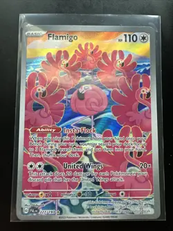Pokemon Card Flamigo 227/193 Holo Illustration Rare Paldea Evolved Near Mint - Image 1