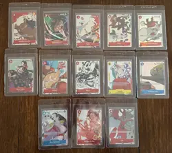 One Piece TCG 2023 Gift Collection Promos - 13 Cards - 13/13 Set - Image 1