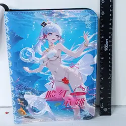 Ayaka Shenhe Genshin Card Binder 3-Ring Anime Waifu Redemption 10.5 in Folder - Image 3