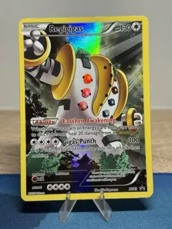 Regigigas Full Art POKEMON Foil Holo 2015 Black Star XY82 Trading Card TCG - Image 1