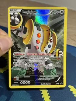 Regigigas Full Art POKEMON Foil Holo 2015 Black Star XY82 Trading Card TCG - Image 3