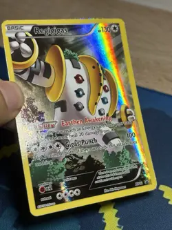 Regigigas Full Art POKEMON Foil Holo 2015 Black Star XY82 Trading Card TCG - Image 4