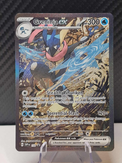 Greninja ex 132 Sv: Scarlet & Violet Black Star Promo Card Holo Pokemon TCG - NM - Image 1