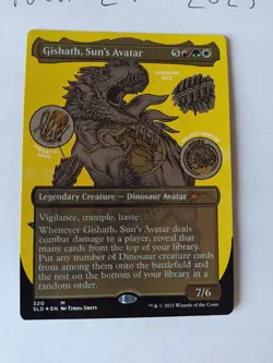 MTG Gishath, Sun's Avatar Foil Etched Card From Secret Lair Drop Series NM - Image 1