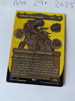MTG Gishath, Sun's Avatar Foil Etched Card From Secret Lair Drop Series NM - Image 2